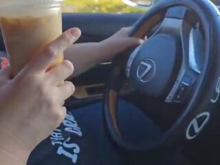 I asked a stranger on the side of the jalan to jerk off and cum in my ice coffee &lpar;public masturbation&rpar; ruangan mobil xxx movie
